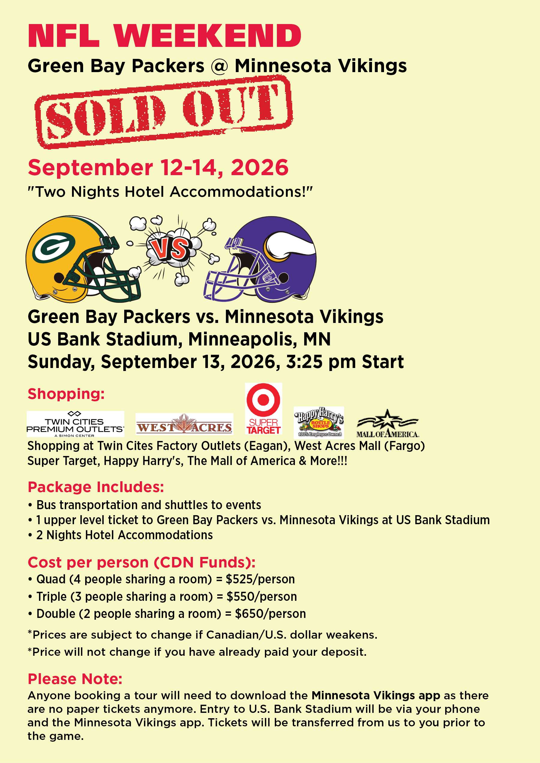 Packers info